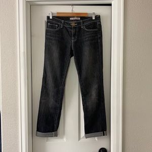 J Brand Black Straight Leg Jeans